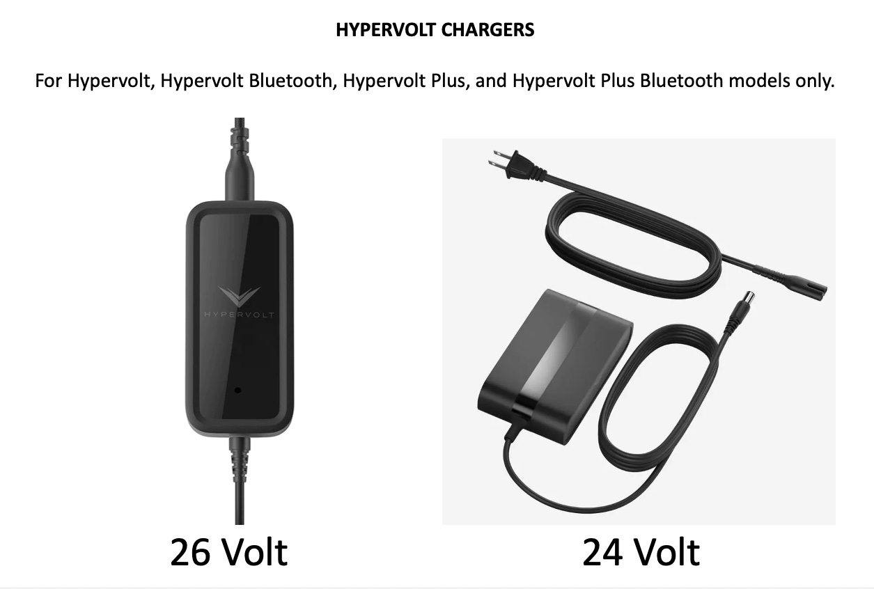 Lot of 2 HyperVolt outlet HyperIce - UNIT ONLY NO CHARGER OR ATTACHMENTS